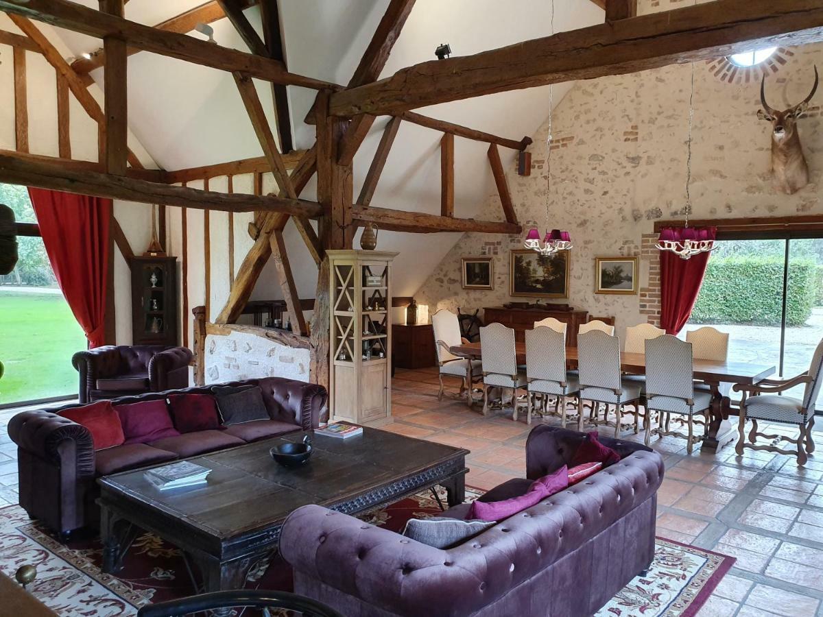 Domaine De Grand-Pas Villa Vernou-en-Sologne Luaran gambar